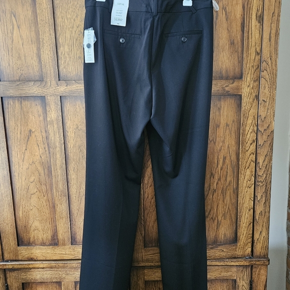 New Liz Claiborne Sophie Secretly Slender  Pants Black 10L - Picture 3 of 8